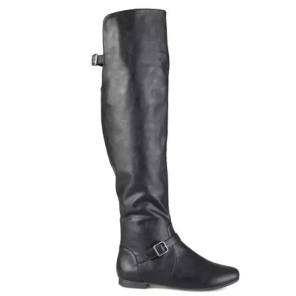 Charming Charlie Shoes - C.C. Collection Loft Over-The-Knee Boots in Black NEW Size 10